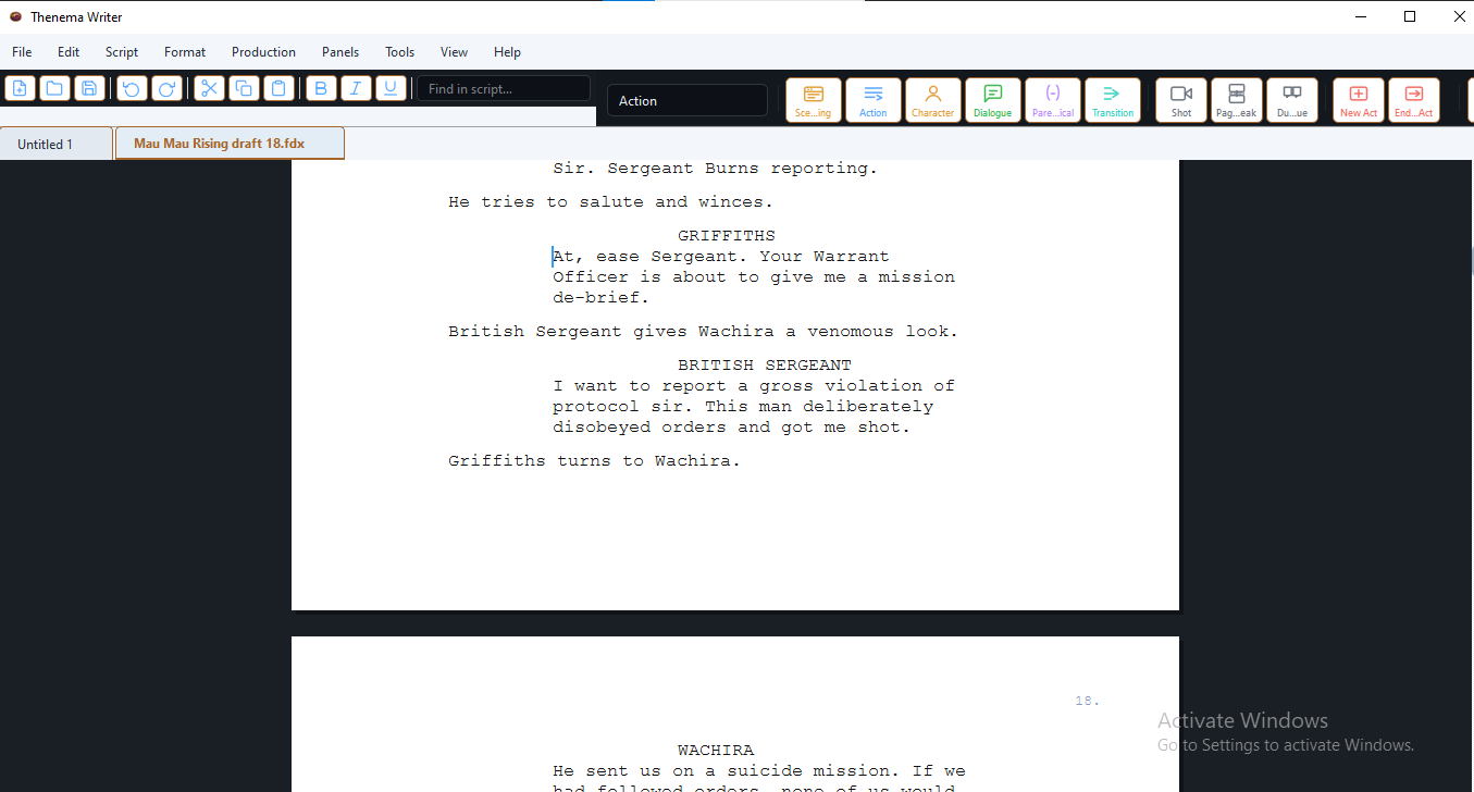 Mind map overview